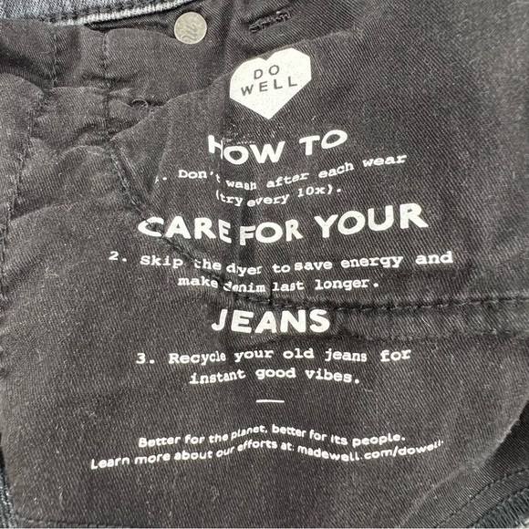 Madewell Gray 10” High Rise Skinny Denim Jeans Size 29 Women’s - Picture 6 of 7